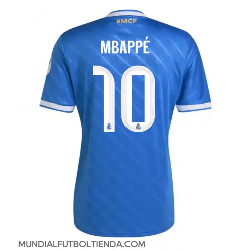 Camiseta Real Madrid Kylian Mbappe #10 Tercera Equipación Replica 2025-26 mangas cortas